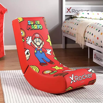 X Rocker Power Up Edition Junior Gaming Chair - Super Mario