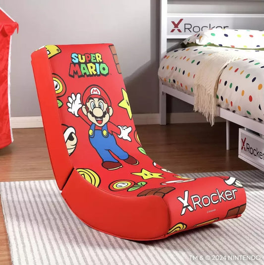 X Rocker Power Up Edition Junior Gaming Chair - Super Mario