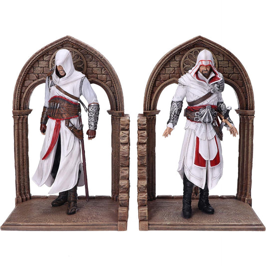 Nemesis Now Assassin's Creed Altair and Ezio Library Gaming Bookends - Officially Licensed Product