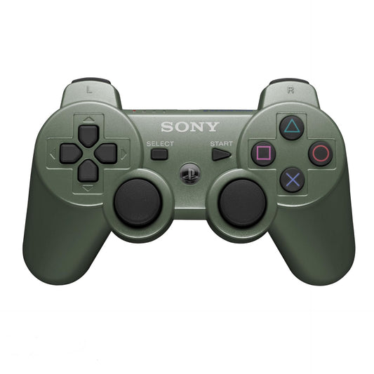 Genuine OEM PS3 DualShock 3 Wireless Controller - Jungle Green (USED)