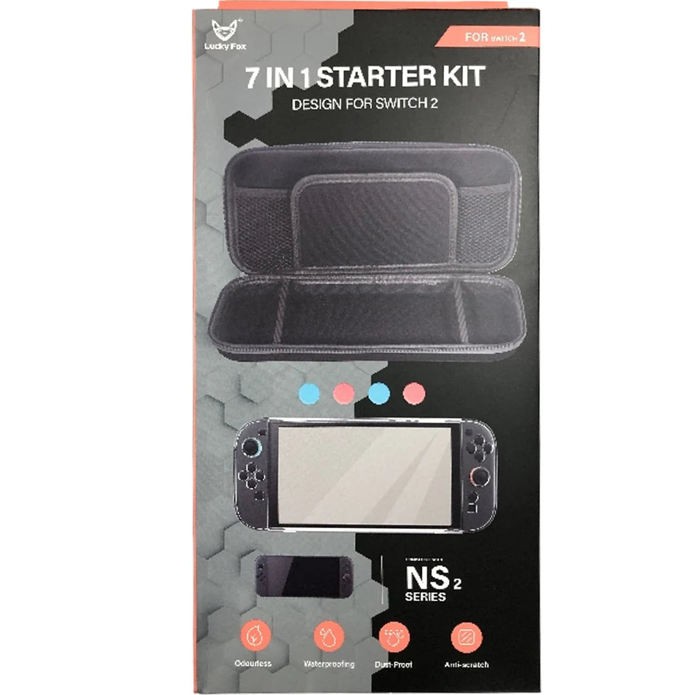 Lucky Fox 7 in 1 Starter Kit for Nintendo Switch 2