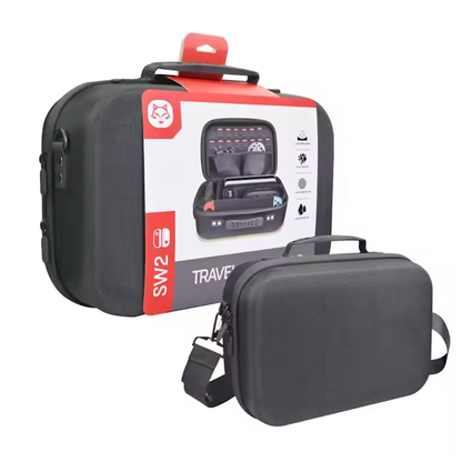 حقيبة تخزين وحمل للسفر من هونسون إيفا لجهاز نينتندو سويتش 2 - أسود