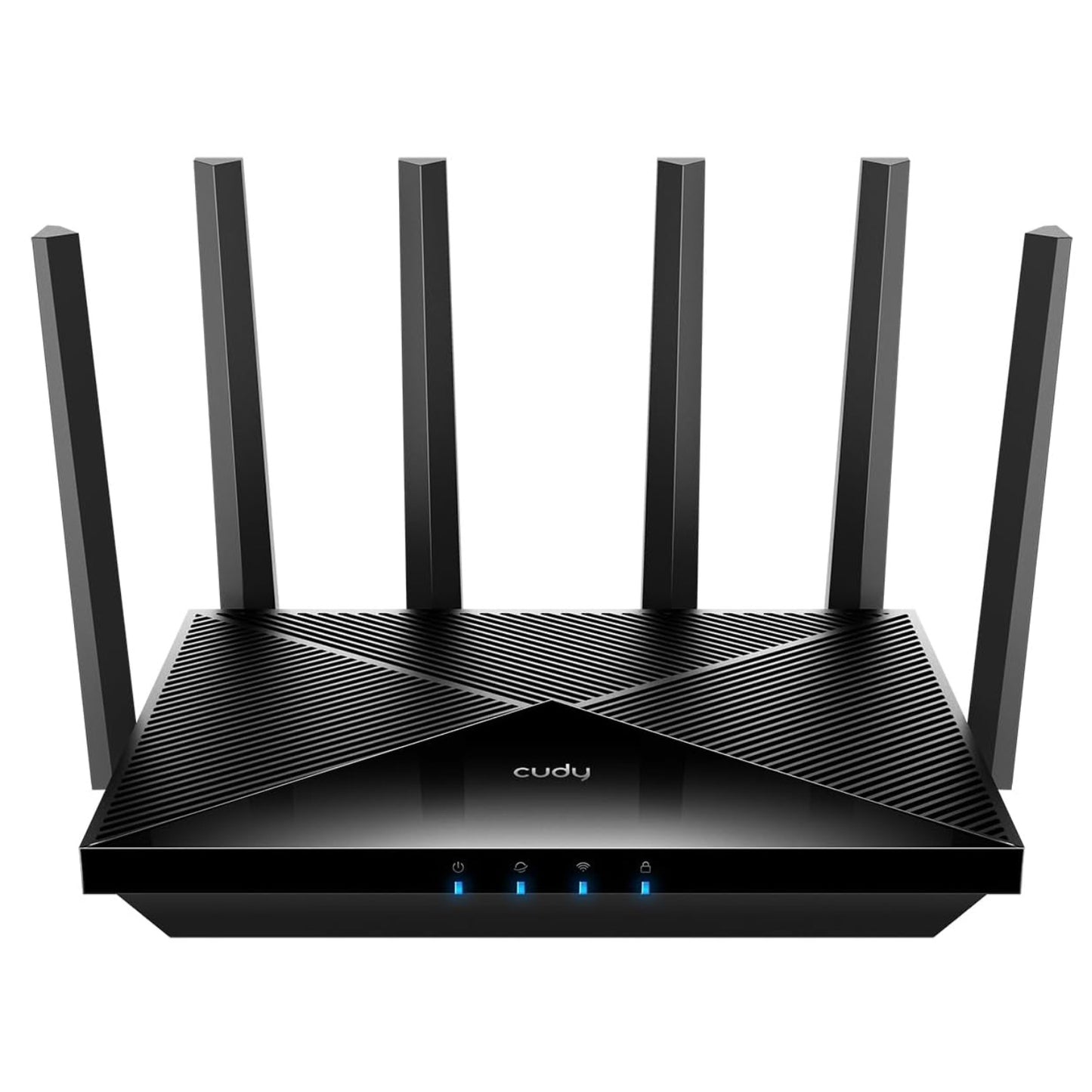 Cudy Tri-Band WiFi 7 BE11000 Router, 6-Stream 10 Gbps, 4 × 2.5G Ports, Up to 11000Mbps, VPN Server and Client, Cudy APP and Mesh, 6 × High-gain Antennas, WR11000