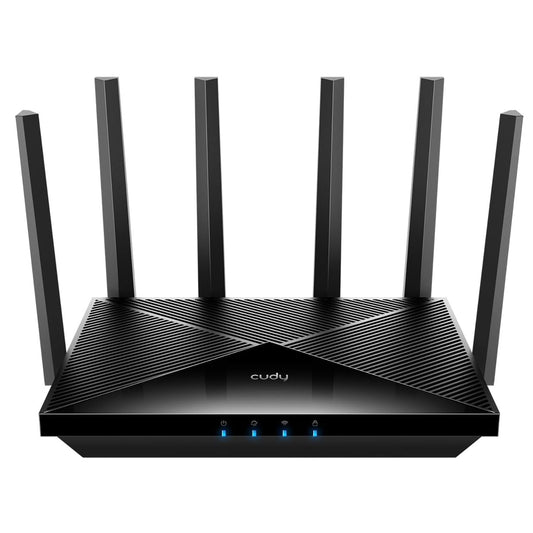 Cudy Tri-Band WiFi 7 BE11000 Router, 6-Stream 10 Gbps, 4 × 2.5G Ports, Up to 11000Mbps, VPN Server and Client, Cudy APP and Mesh, 6 × High-gain Antennas, WR11000