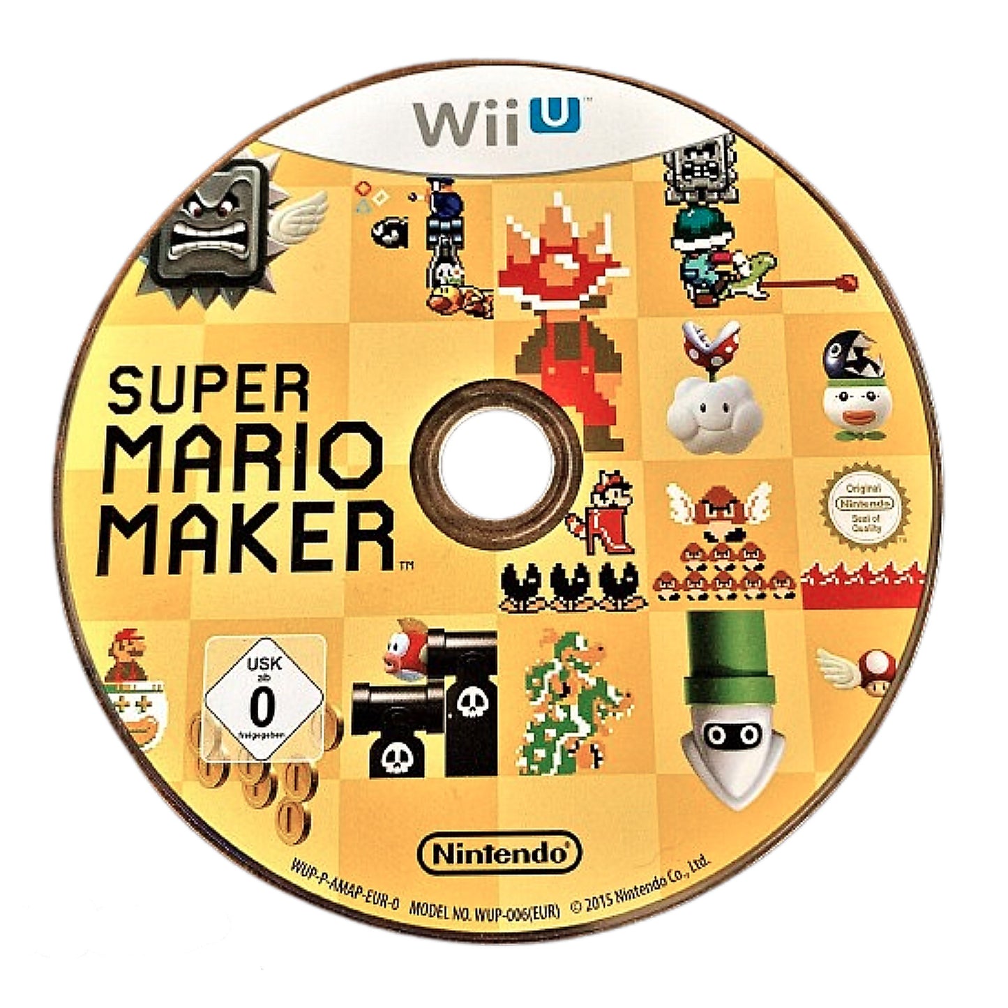 Super Mario Maker (Disc Only!) - Nintendo Wii U (PAL) - (USED)