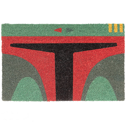 Grupo Erik Star Wars Boba Fett Door Mat | 15.7 x 23.6 inches - 40 x 60 cm | Coconut Coir | Eco Friendly 100% | Indoor Door Mat & Outdoor Door Mat | Star Wars Gifts