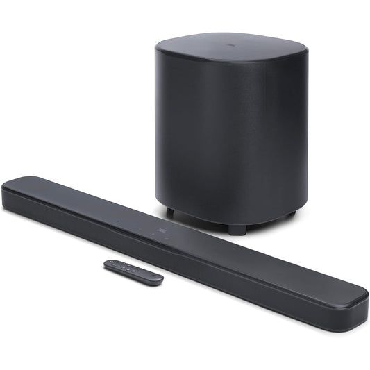 JBL Bar 500MK2-5.1 Channel soundbar System with Dolby Atmos, MultiBeam 3.0 & PureVoice 2.0, 750W with 10" Sub, Easy Sound Calibration
