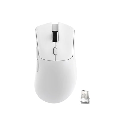 Attack Shark Wireless R1-Mouse Wired+2.4G+BT5.2 Connections BT5.2/BT5.2 Dual Channel Switching Tri-Mode Connection and Type-C Charging - Black | White | Red