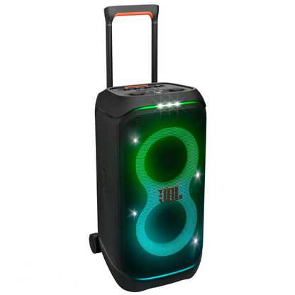 JBL PartyBox Stage 320 - Portable Party Speaker with Telescopic Handle & Wide, Sturdy Wheels, Powerful JBL Pro Sound, Up to 18 Hours of Play time