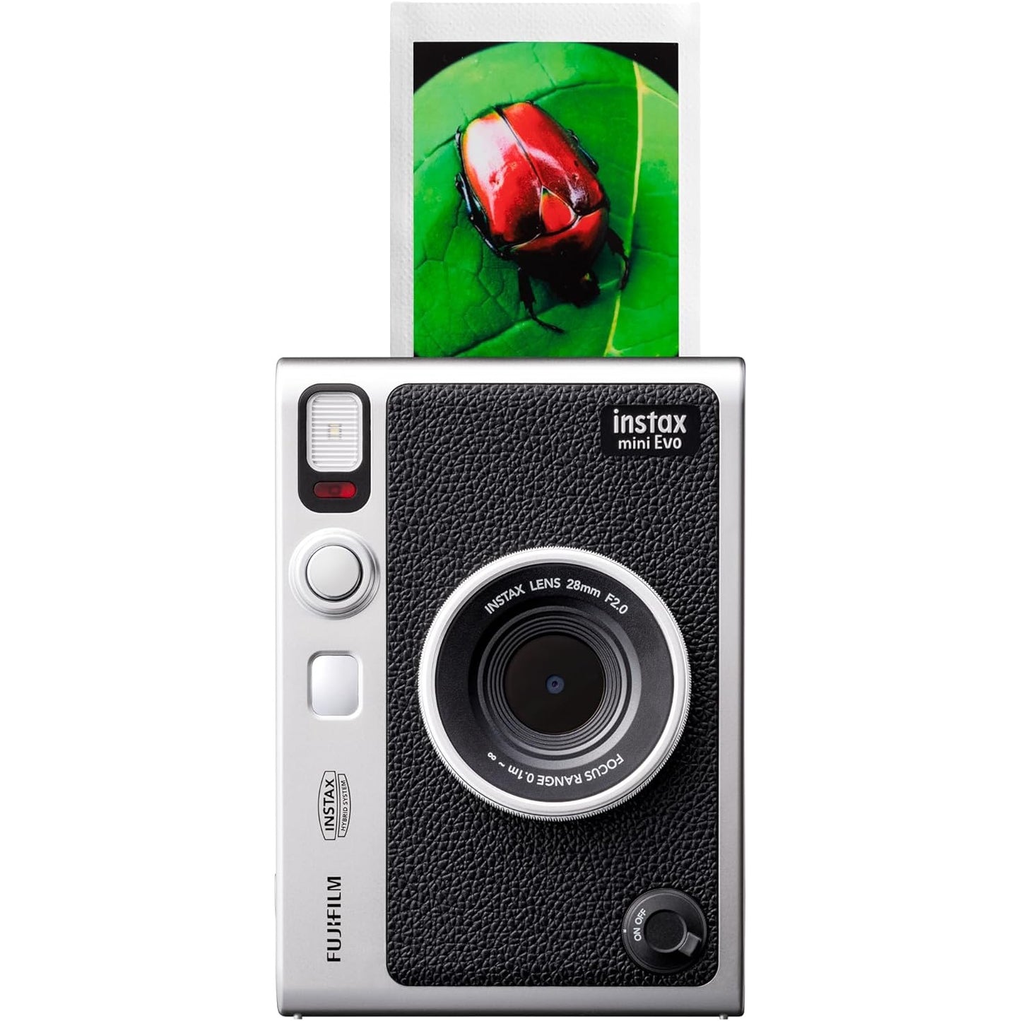 Fujifilm Instax Mini EVO Instant Camera - Black | Brown