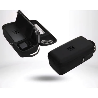 Nintendo Switch 2 Travel Carrying Storage Case - Mario Suit | Mario M | Zelda | Black