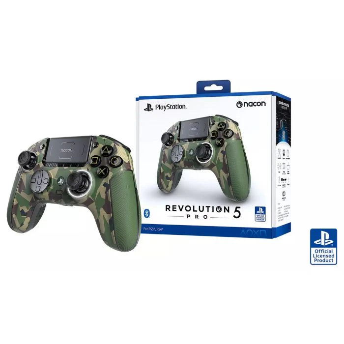 NACON Revolution 5 Pro Wireless Gaming Controller for PS5 | PS4 | PC - Forest Camo