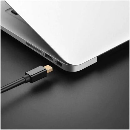 UGREEN 10477 Mini DisplayPort to DisplayPort Cable 1.5M – 8.64Gbps, 2560x1600p@60Hz, Gold-Plated, DP 1.2, Bi-Directional, Plug & Play – Black Premium Video Cable