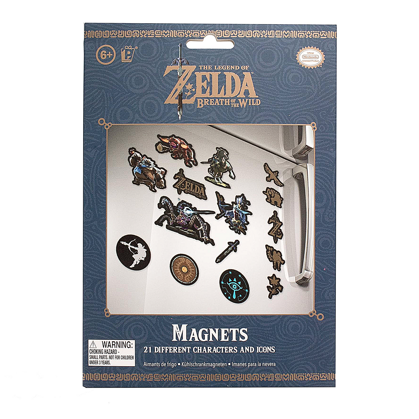 Nintendo The Legend of Zelda - Breath Of The Wild - 21 Fridge Magnets SET