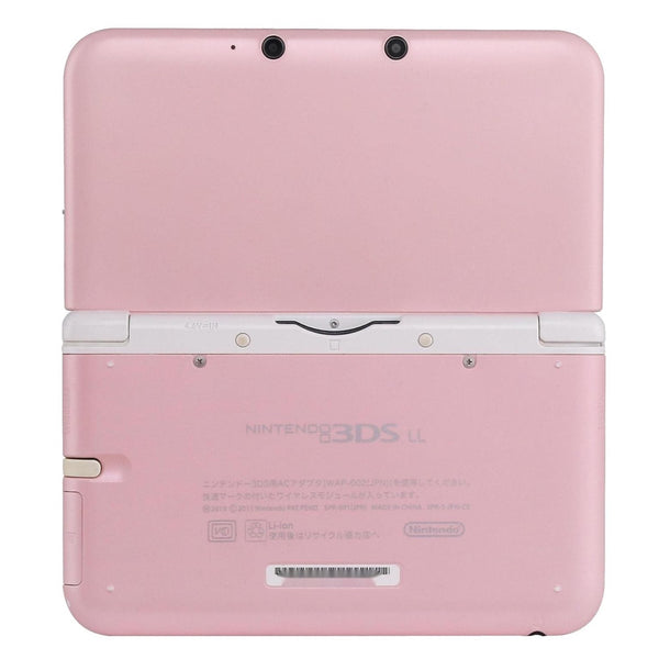 Nintendo 3DS XL - Handheld Game Console Modded With Free Game Store - Pink/White - (USED)