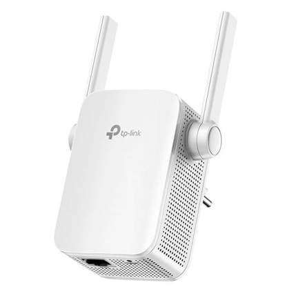 TP-Link AC1200 Universal Dual Band Range Extender, Broadband/Wi-Fi Extender, Wi-Fi Booster/Hotspot with 1 Ethernet Port and 2 External Antenna RE30