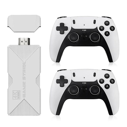 وحدة تحكم ألعاب ريترو متقدمة بدقة 4K: وحدات تحكم شبيهة بـ PS5، وأكثر من 20,000 لعبة