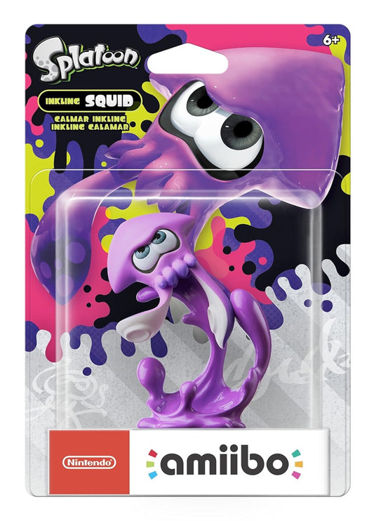 Nintendo Inkling Squid (Neon Purple) amiibo - (Splatoon Series)