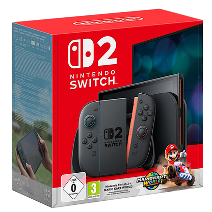 نينتندو سويتش 2 سعة 256 جيجابايت + حزمة ماريو كارت وورلد
