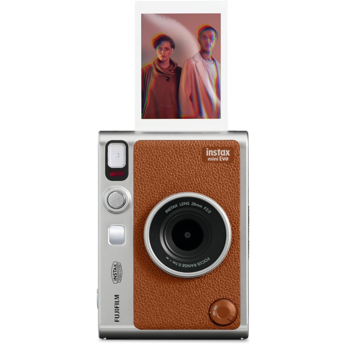 Fujifilm Instax Mini EVO Instant Camera - Black | Brown