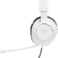 JBL Quantum 100P Console - Gaming Headset - White/Blue