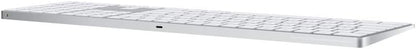 Apple Magic Keyboard with Numeric Keypad: Wireless, Bluetooth, Rechargeable. Works with Mac, iPad, or iPhone; US English - White (USED)