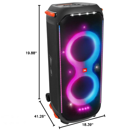 JBL PartyBox 710 -Party Speaker with Powerful Sound, Built-in Lights and Extra Deep Bass, IPX4 Splash Proof,