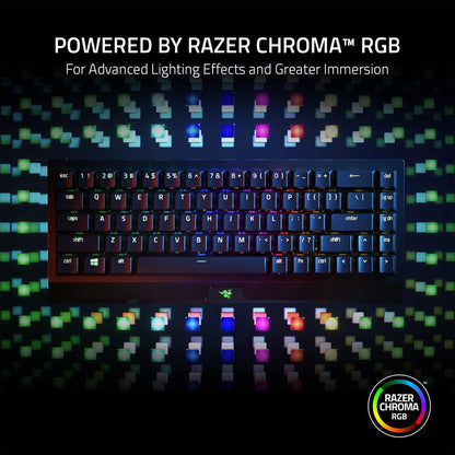Razer BlackWidow V3 Mini Hyperspeed 65% Wireless Mechanical Gaming Keyboard