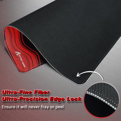 Attack Shark CM02 eSport Gaming Mouse Pad - Black/Red with Contour Line