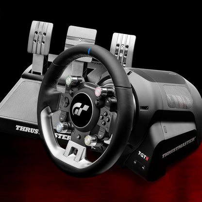 عجلة قيادة ThrustMaster T-GT II TGT2 Force Feedback للسباقات - PS5 | PS4 | PC