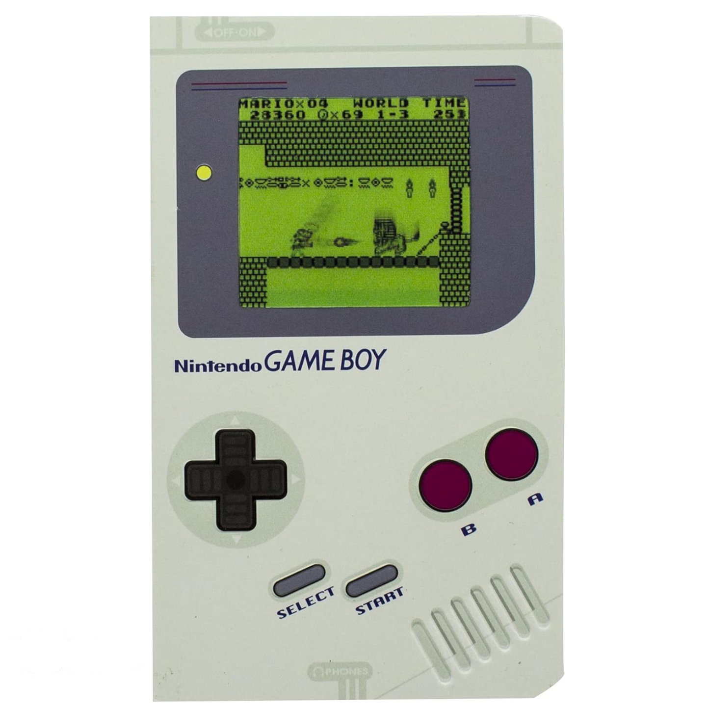 Paladone Game Boy Notebook - Pocket Sized with 100 Lined Pages