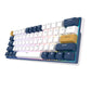 Royal Kludge RK61 Plus Triple Mode RGB 61-Keys Hot-Swappable Mechanical Keyboard Klein Blue - Blue Switch