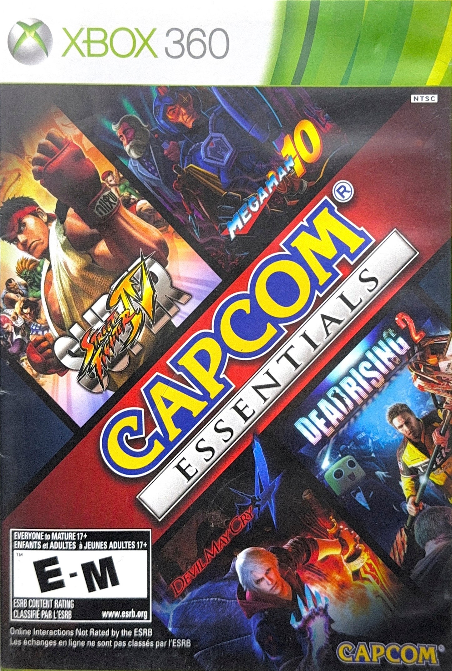 Capcom Essentials (3 Games Bundle) | Street Fighter IV, Dead Rising 2 & Devil May Cry 4 - Xbox 360 - NTSC (USED)