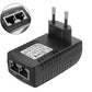 DC 24V 1A Wall EU Plug POE Injector RJ45 Ethernet Adapter Supports IP Phone Camera Switch Power Supply