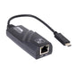 USB-C to Ethernet Adapter – USB 3.0 Type-C to Gigabit Ethernet (RJ45) Adapter – Up to 1000 Mbps, Compatible with Windows/Mac OS/Chrome OS, Black