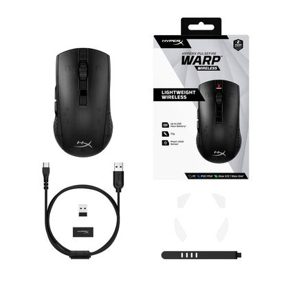 HyperX Pulsefire Warp Wireless Gaming Mouse - Black