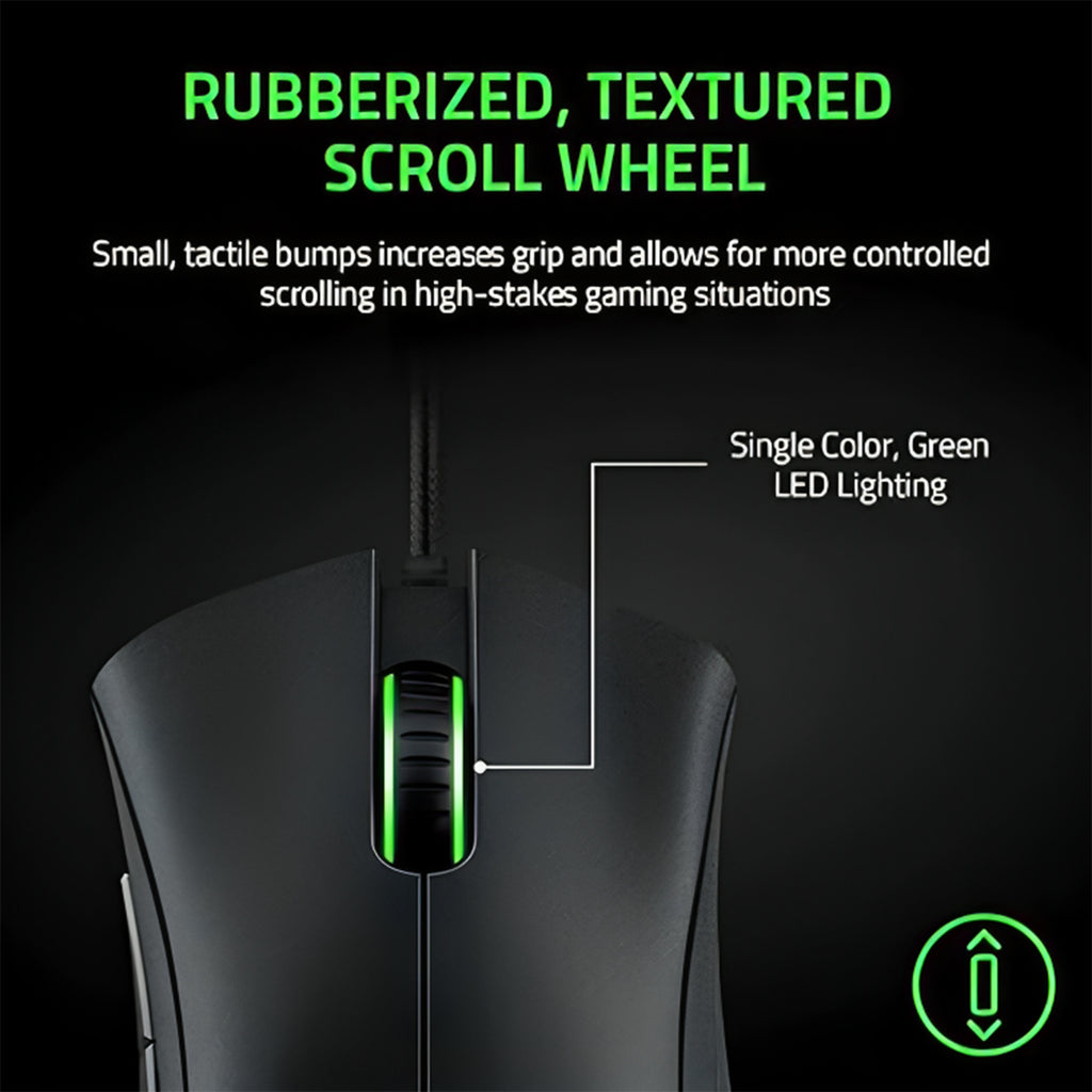 Razer DeathAdder Essential Wired Gaming Mouse - Black