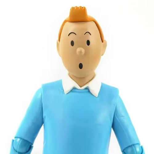 Les Aventures de Tintin et Milou/The Adventures of Tintin 19CM Cartoon Anime PVC Figure
