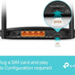 TP-Link Archer MR600 AC1200Mbps 4G+ Cat6 Wireless Dual Band 4G Router With Sim Slot, SIM Slot Unlocked, MU-MIMO technology, WiFi Router Mode, No Configuration required,Guest Network & Parental Control