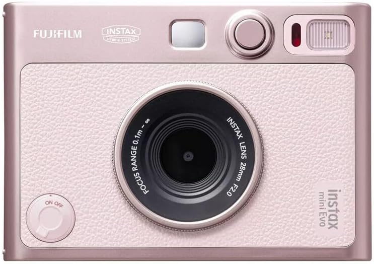 Fujifilm Instax Mini EVO Hybrid Instant Camera - Gentle Rose