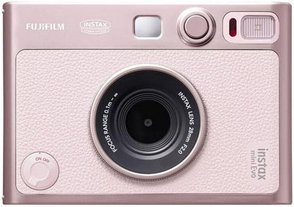 Fujifilm Instax Mini EVO Hybrid Instant Camera - Gentle Rose