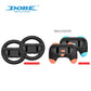 DOBE Game Accessories Bundle - 4 in 1 Controller Grips & Steering Wheels - Black