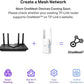 TP-Link AX1800 WiFi 6 Extender(RE605X)-Internet Booster, Covers up to 1500 sq.ft and 30 Devices,Dual Band Repeater up to 1.8Gbps Speed, AP Mode, Gigabit Port
