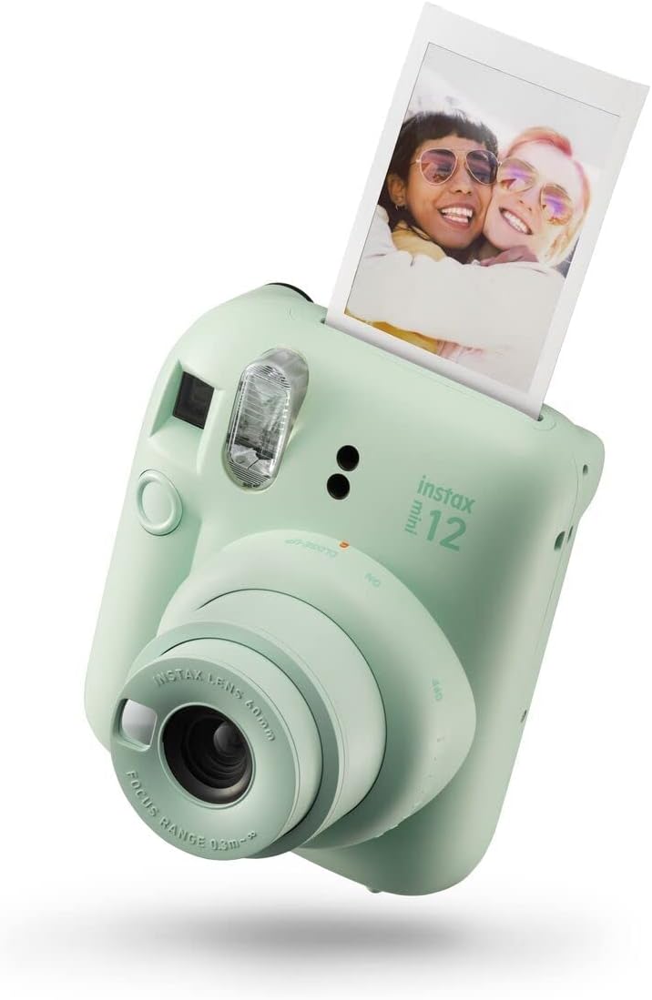 FujiFilm instax mini 12 Camera - Pastel Blue | Mint Green | Blossom Pink | Clay White