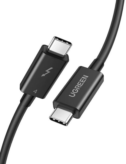 UGREEN Intel Certified Thunderbolt 4 Male to Male Cable Support 8K@60hz, 40Gbps, 100W, 0.8M