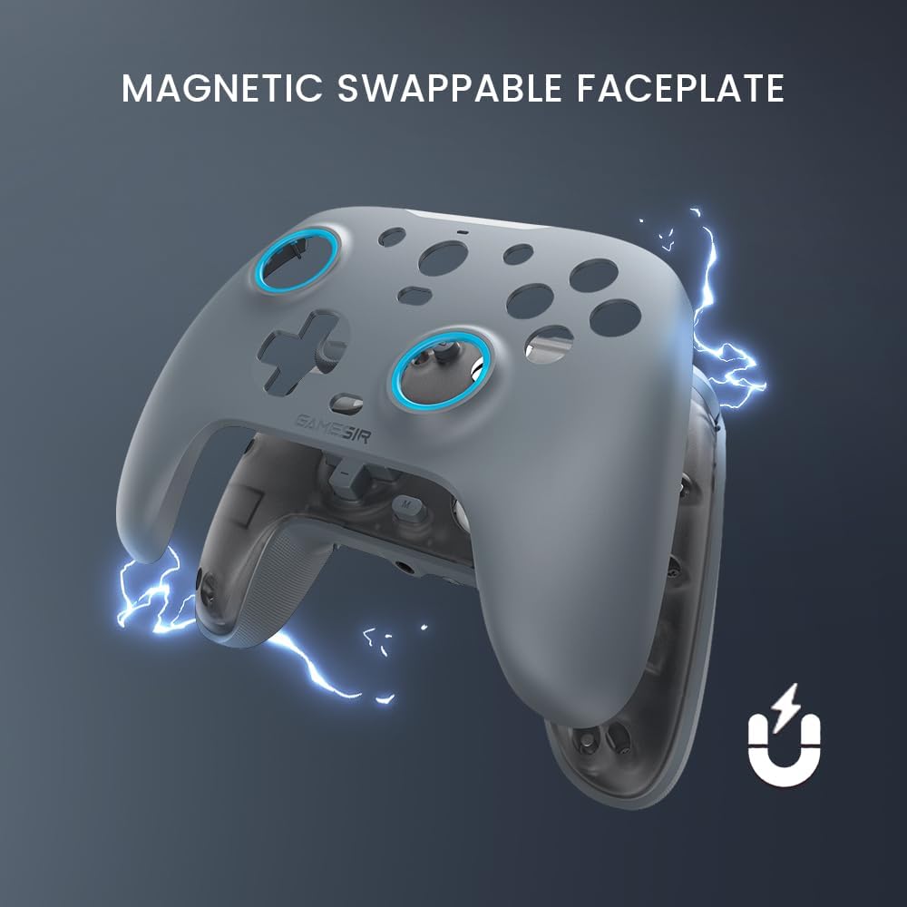 GameSir G7 SE Wired Controller for Xbox Series X|S, Xbox One & Windows 10/11, Plug and Play Gaming Gamepad with Hall Effect Joysticks/Hall Trigger, 3.5mm Audio Jack - Sporty Gray