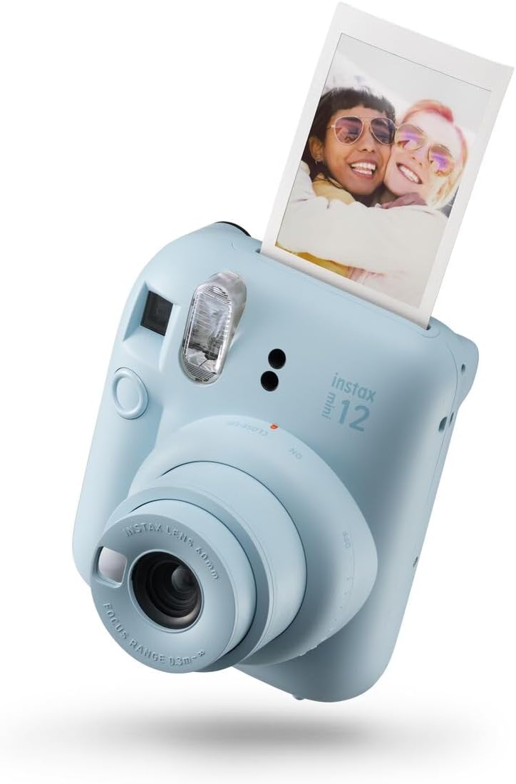 FujiFilm instax mini 12 Camera - Pastel Blue | Mint Green | Blossom Pink | Clay White