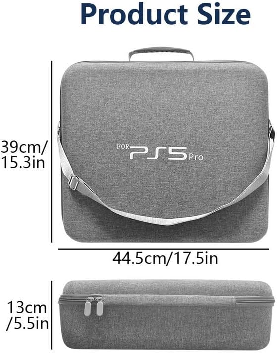 Carrying Travel Case for PlayStation 5 PRO PS5 PRO - Black