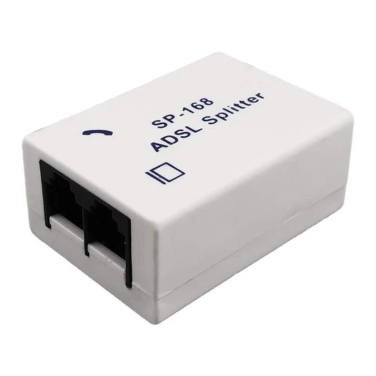 ADSL Splitter/ADSL Filter/DSL Filter RJ11 for Landline Telephone and Broadband Modem Box  – 3 Jacks