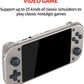 Retro M17 Handheld Game Console Built-in 10000 Games, 4.3-Inch IPS Screen , Cortex-A7 CPU, Linux/Emelec, 3D Joystick - Silver